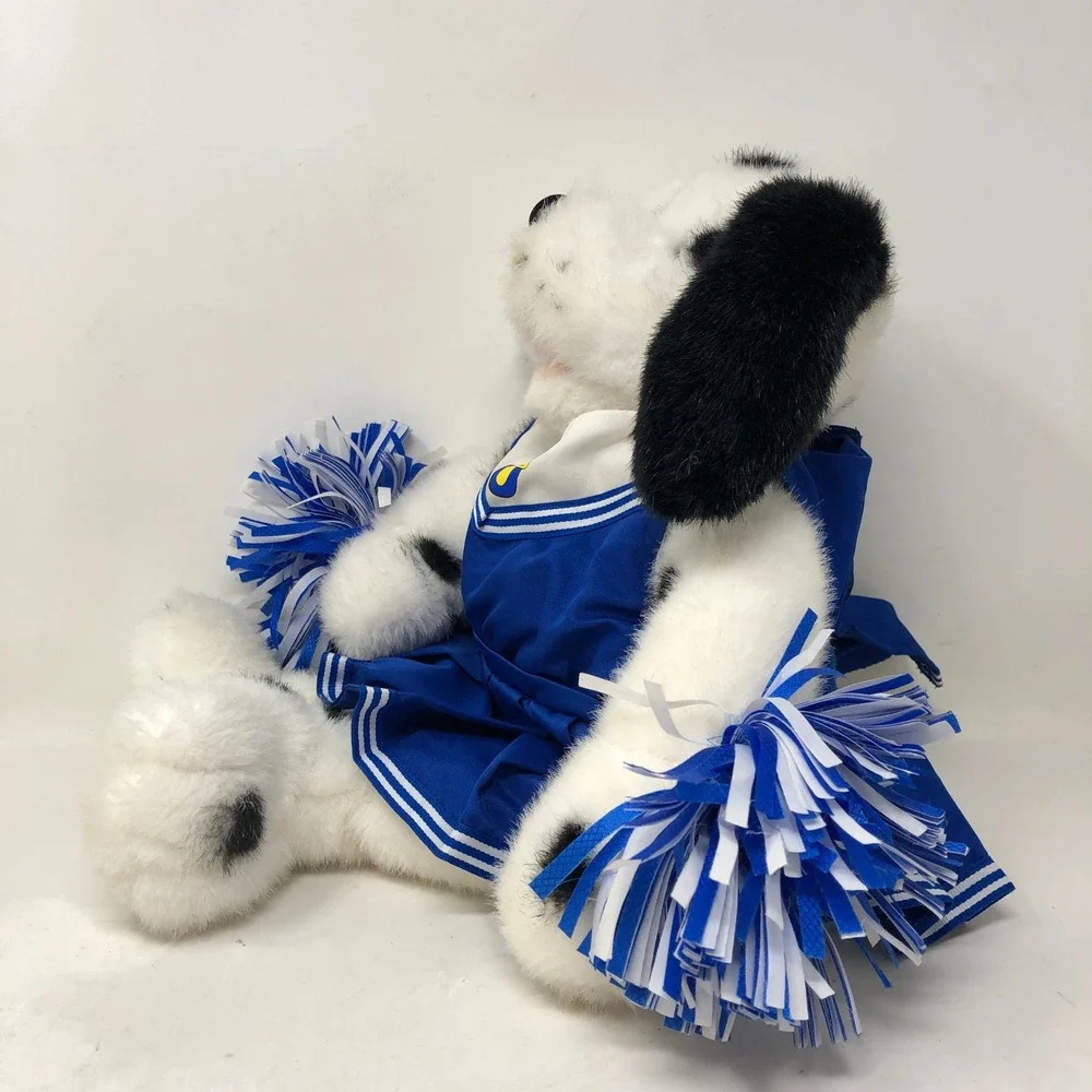 Build A Bear Vintage Dalmatian Dog Plush Cheerleader Uniform White Black Spotted